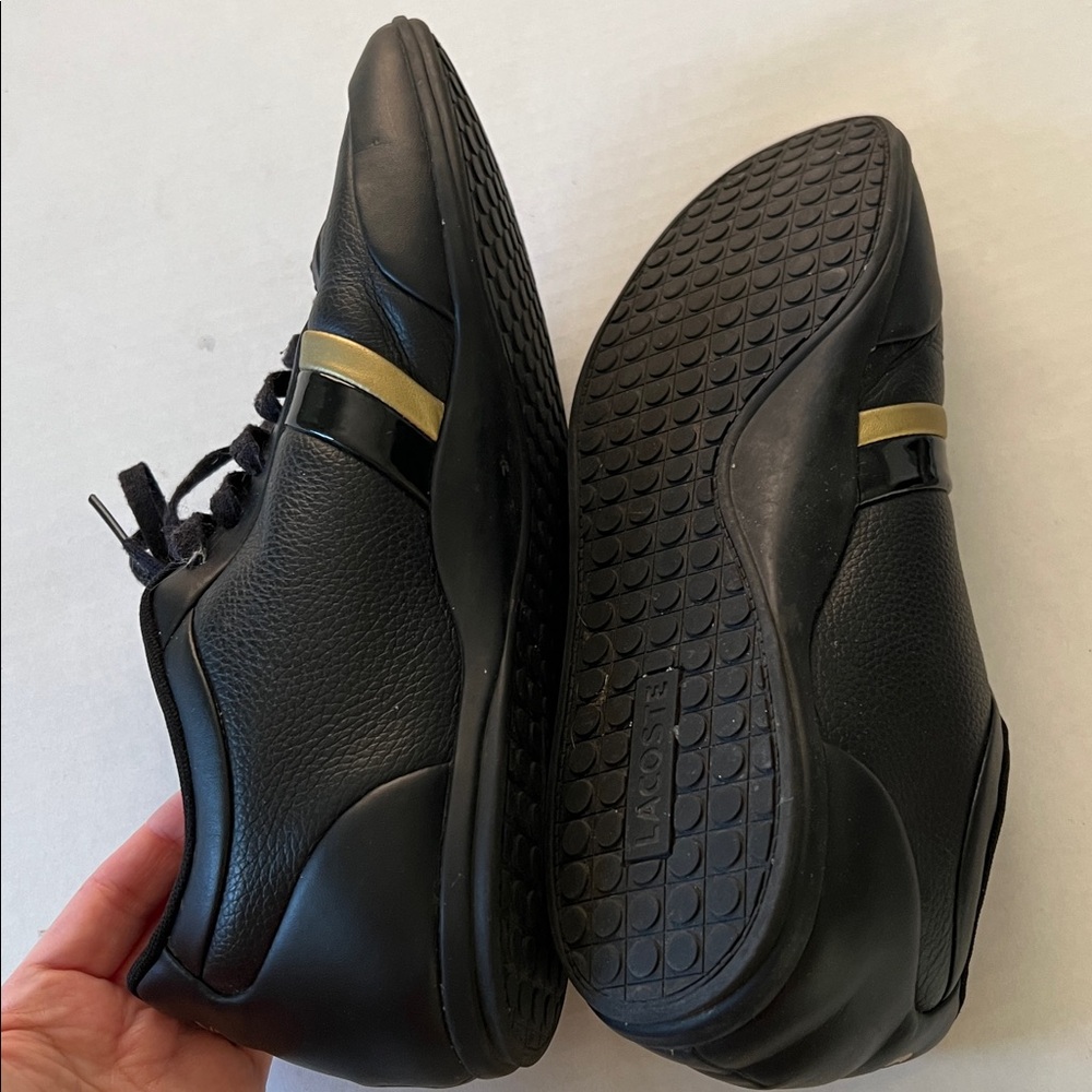 Lacoste STORDA 120 Black size Men 9.5 - Picture 3 of 7